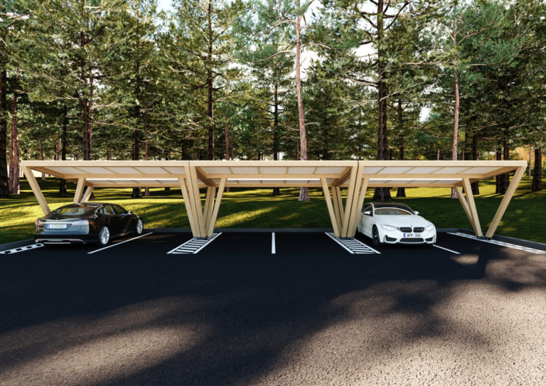 solar parking Solutions by Universal Kraft