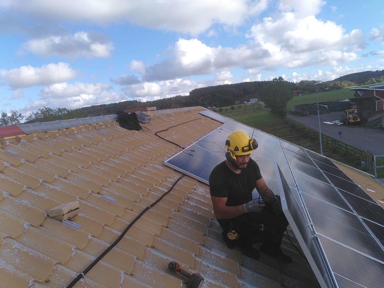 rooftop installation